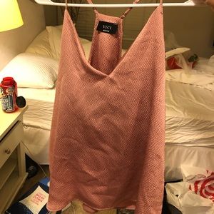 Coral pink tank top